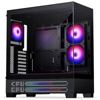 Phanteks XT View Matrix PC-Geh&auml;use, Midi-Tower, E-ATX, Tempered Glass, Matrix LED - schwarz