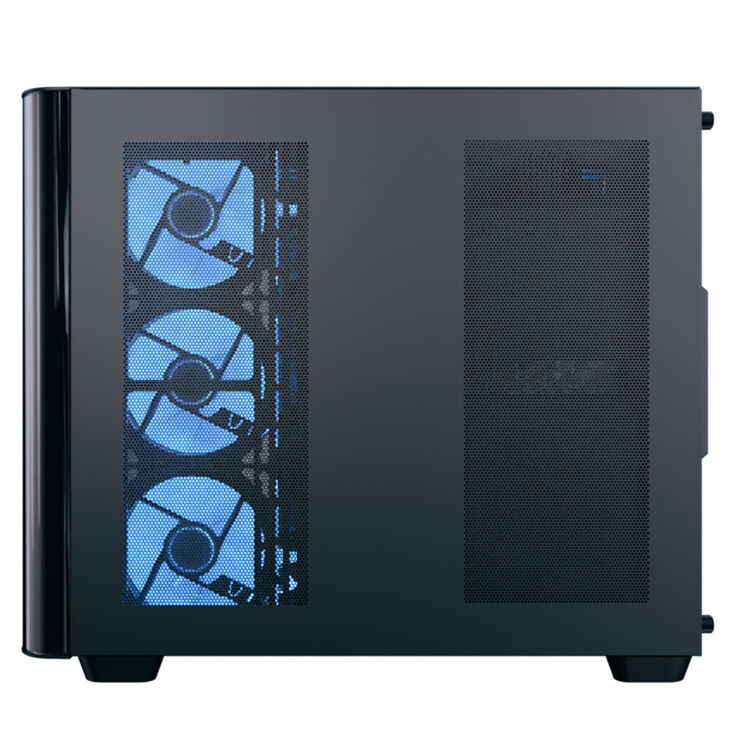 Aerocool P500C PC-Gehäuse, Midi-Tower, ATX, Tempered Glass - schwarz image number 4