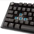 Ducky One 3 Aura Black TKL Gaming Keyboard, RGB LED - MX-Blue (US) image number null