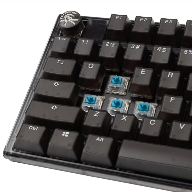 Ducky One 3 Aura Black TKL Gaming Keyboard, RGB LED - MX-Blue (US) image number 4