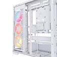 Corsair 3500X LX-R PC-Geh&auml;use, Midi-Tower, E-ATX, RGB, Tempered Glass - wei&szlig; image number null