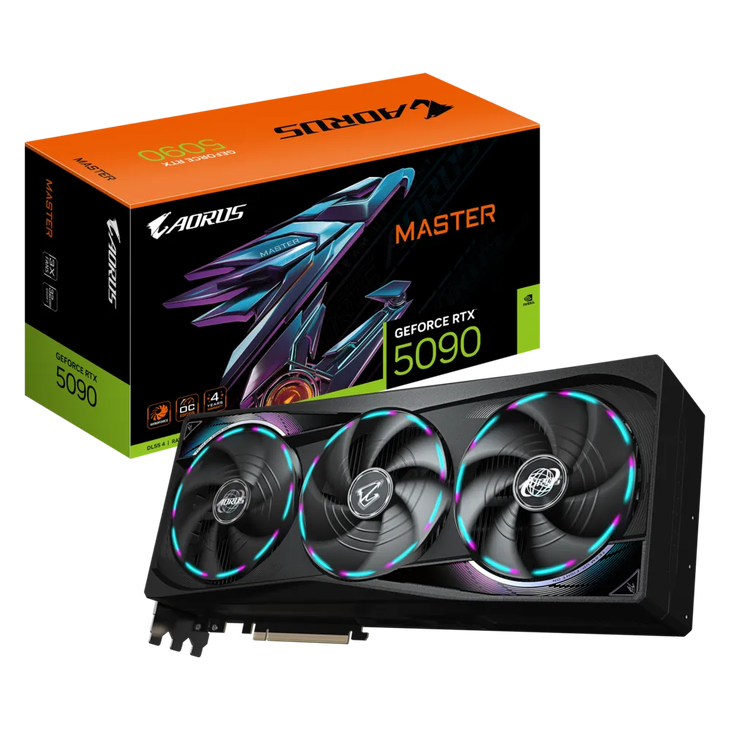 GIGABYTE Aorus GeForce RTX 5090 Master 32G, 32768 MB GDDR7 image number 0