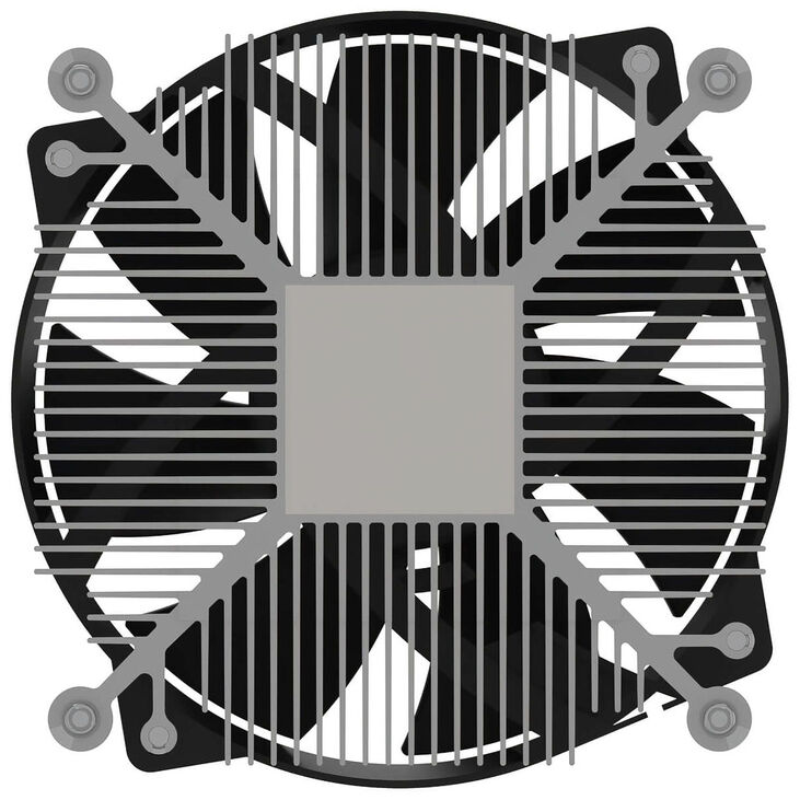 EKL 22226 CPU-Kühler, Sockel LGA 17XX / 1851, 92 mm PWM - 35/65 W TDP image number 4