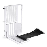 Lian Li O11DMINI-1W-4 Mini Riser Card + PCI slot bracket - PCIe 4.0, 200mm, white