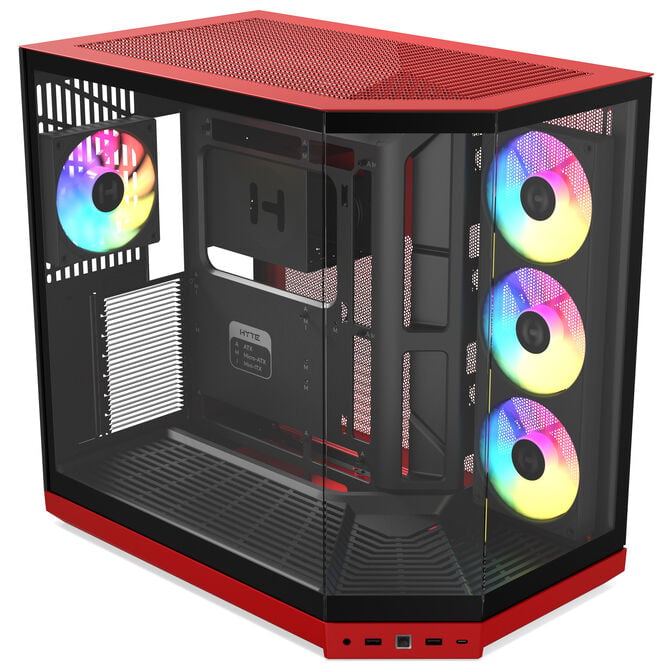 HYTE Y50 Midi Tower - Black Cherry image number 2