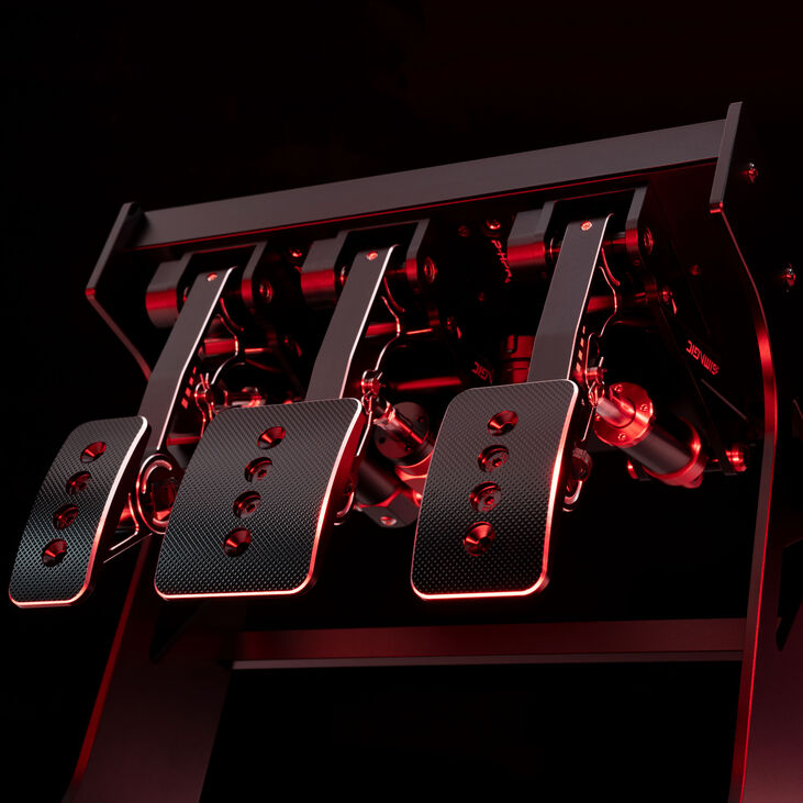 Simagic P1000i-RS Pedal Set - inverted, black image number 3