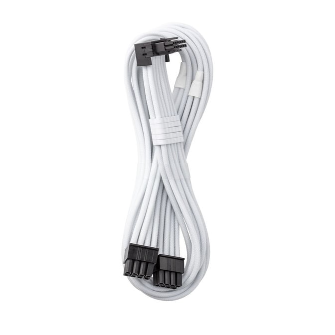 CableMod C-Series Pro Anschlusskabel - Variante A, 90&deg;, 16-Pin zu 2x 8-Pin PCIe, wei&szlig; image number 0