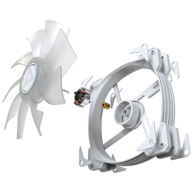 Montech HP140 PWM ARGB Fan - 140mm, white image number 2