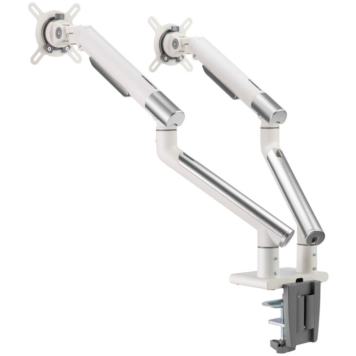 Alterzone Arm Duo USB Aluminium Monitorhalterung - weiß, 2x USB-Typ-A image number 14