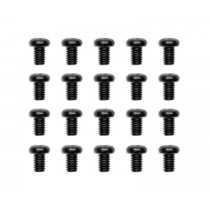 EK Water Blocks EK-Loop Phillips Head Screw Set M4 x 6 mm, 20 St&uuml;ck - schwarz image number 0