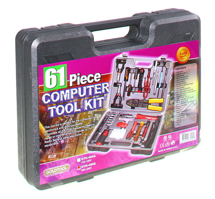 61-piece in-line tool set for computer and electronics image number 2