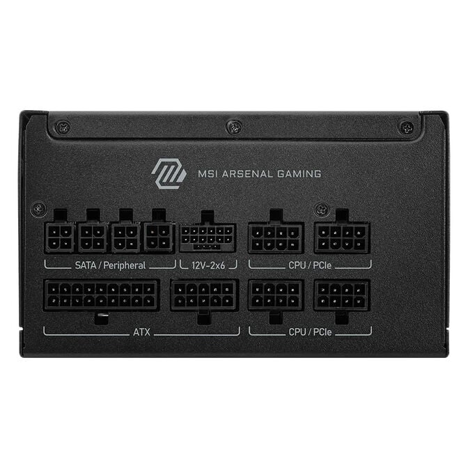 MSI MAG A850GLS 80 PLUS Gold Netzteil, ATX 3.1, PCIe 5.0, ATX - 850 Watt, schwarz image number 2