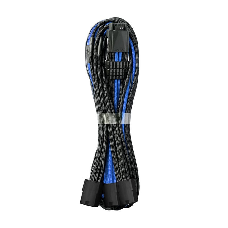 CableMod PRO ModMesh 12VHPWR to 3x PCI-e Cable - 45cm, black/blue image number 0