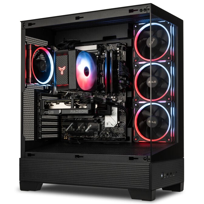 King Mod Systems Powered by ASUS Gaming-PC BattleReady, AMD Ryzen 5 7500F, RX 9060 XT - Fertig-PC image number 3