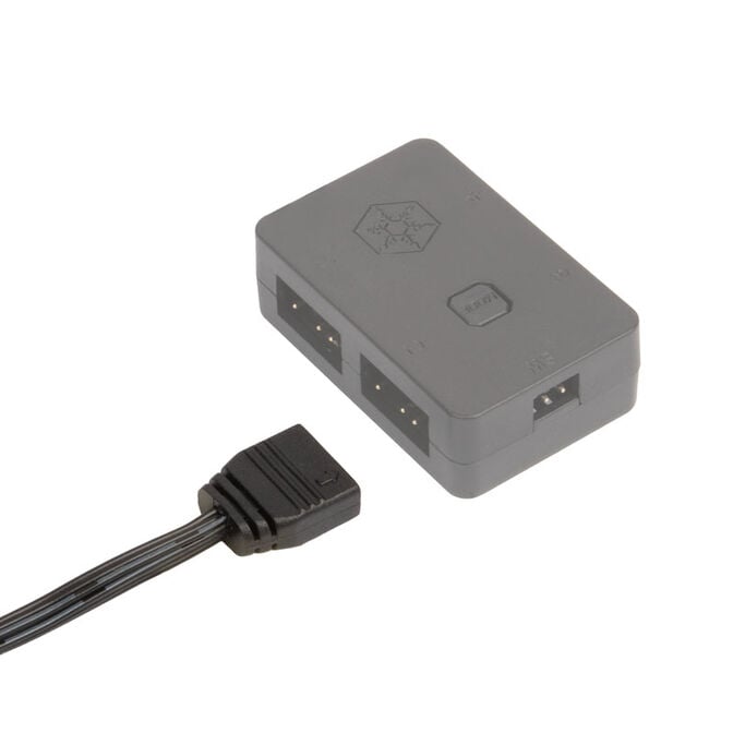 SilverStone ARGB 4-way splitter cable - 30cm image number 5
