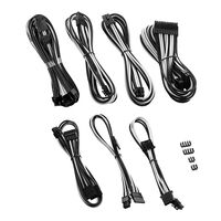 CableMod C-Series PRO ModMesh 12VHPWR Cable Kit f&uuml;r Corsair RM, RMi, RMx (Black Label) - schwarz/wei