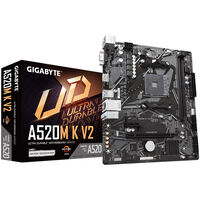GIGABYTE A520M K V2 Mainboard, Sockel AM4, AMD A520, Micro-ATX, DDR4