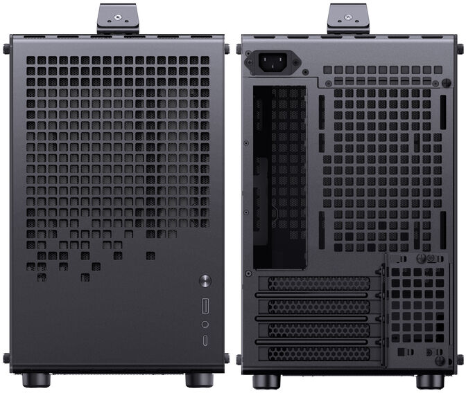 Jonsplus Z20 Micro-ATX Geh&auml;use, mit Tragegriff - schwarz image number 10