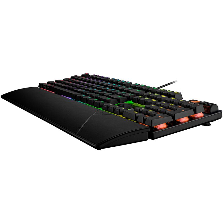 ASUS ROG Strix Scope II Gaming Keyboard, RGB - black, ROG NX Snow Switches image number 4