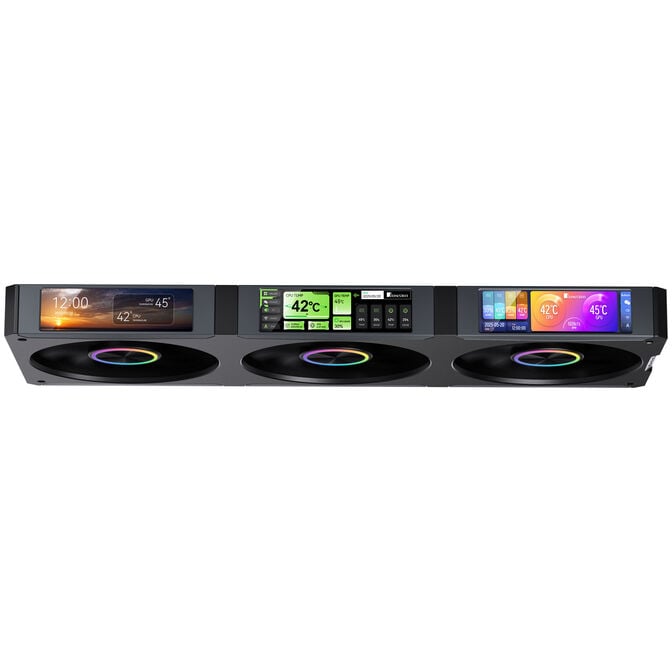 Jonsbo TF3-360SCB AiO Wasserk&uuml;hlung, ARGB, 3,5&rdquo; + 3x 3,38&rdquo; LCD - 360mm, schwarz image number 5