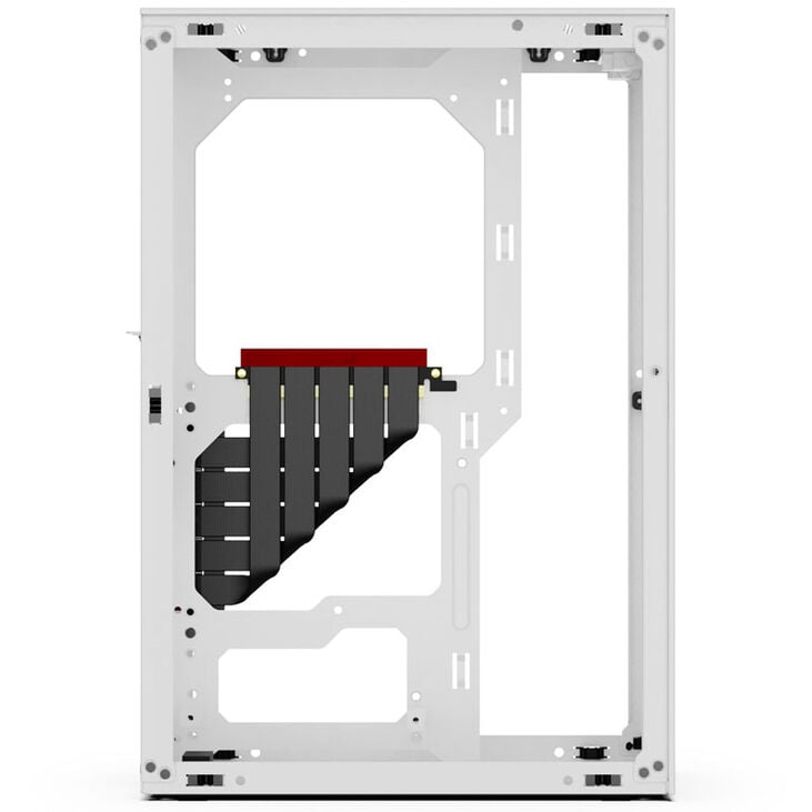 Ssupd Meshlicious Full Mesh PCIE 4.0 Edition Mini-ITX Gehäuse - weiß image number 3