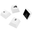 Glorious GPBT Basics Keycaps, ANSI Layout (US), PBT, Doubleshot - Classic White image number null