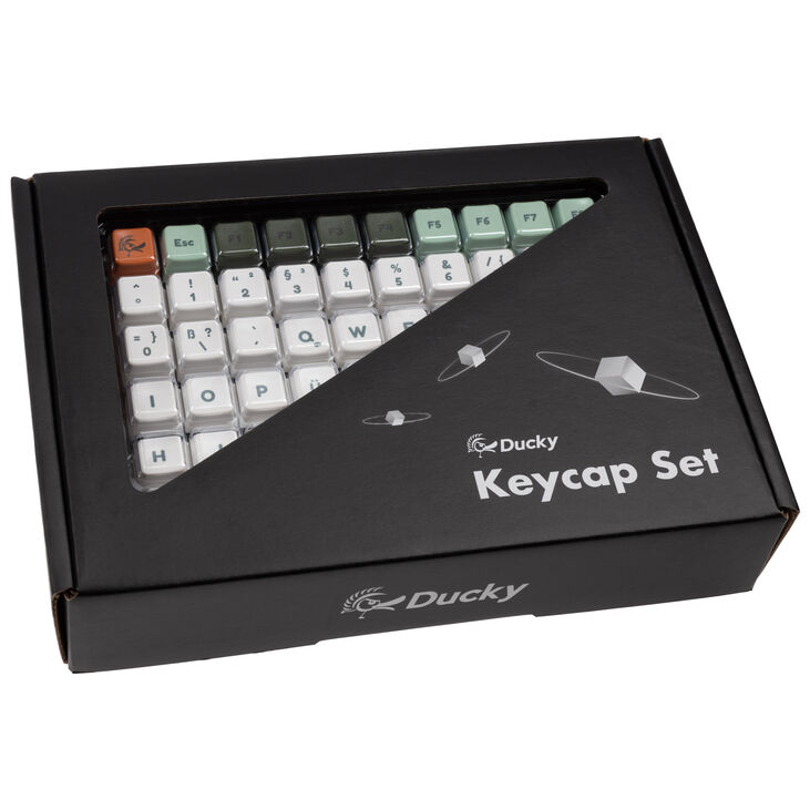 Ducky Dino Keycap Set, PBT, Dye-Sub - MDA image number 1
