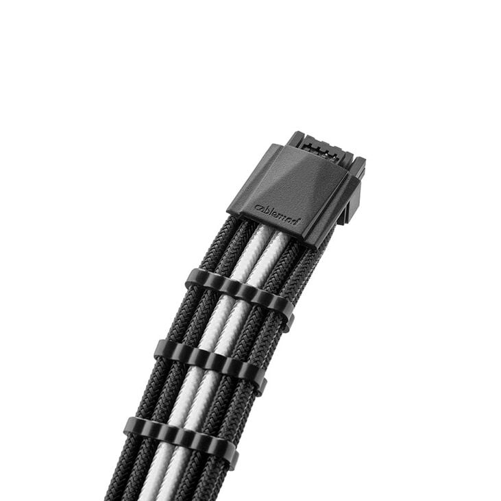 CableMod C-Series PRO ModMesh 12VHPWR auf 3x PCI-e Kabel für Corsair - 60cm, schwarz/weiß image number 1