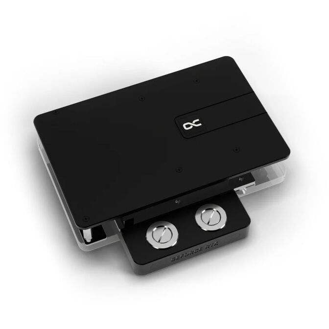 Alphacool Core GeForce RTX 5070 Wasserblock, Referenz-Design, Backplate - Acryl, schwarz image number 3