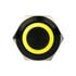 DimasTech Vandalism switch/button 19mm - Blackline - yellow image number null