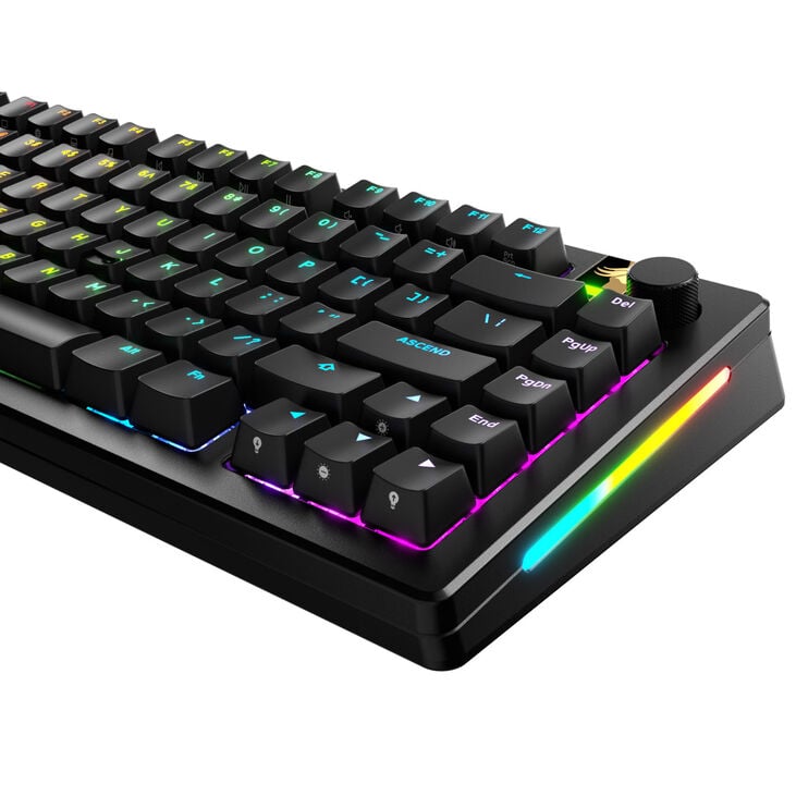 Glorious GPBT Backlit Keycaps, ANSI Layout (US), PBT, Dye-Sub - Black image number 2