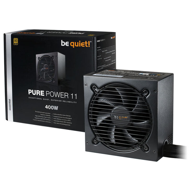 be quiet! Pure Power 11 80 PLUS Gold Netzteil - 400 Watt image number 3