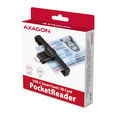 AXAGON CRE-SMPC USB-C Smart Card PocketReader image number null