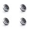 Bitspower Artemis Verschlussstopfen G1/4 Zoll, 4er Pack - silber-gl&auml;nzend