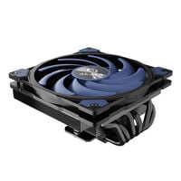 ALUCIA H6LS M2 CPU cooler - 120 mm, black / blue