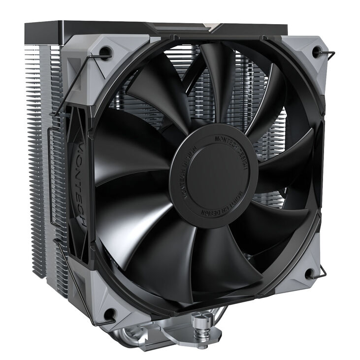 Montech NX400 Black CPU-cooler - 120mm, schwarz image number 1