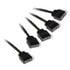 Alphacool Y-Splitter aRGB 3-Pin to 4x 3-Pin 15cm - black image number null