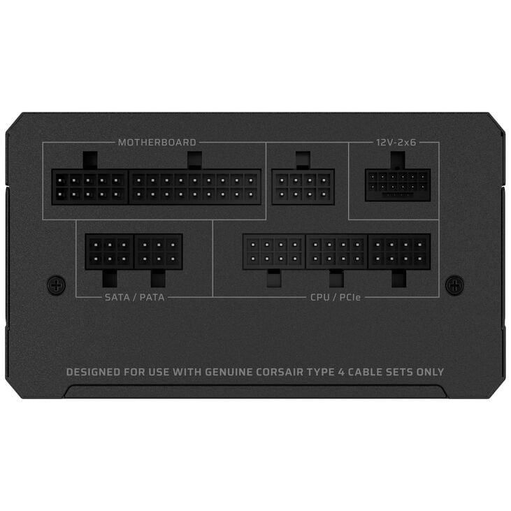 Corsair RMe Series RM1000e 80 PLUS Gold power supply, modular, ATX 3.1, PCIe 5.1 - 1,000 watts, black image number 6