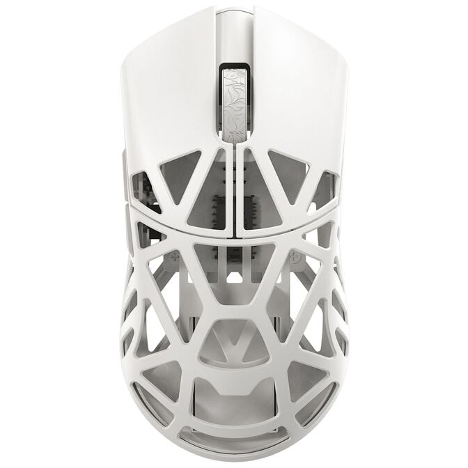 WLMOUSE Beast X Mini Pro Solid Sides Gaming Maus, Omron Optical Switches - wei&szlig; image number 1