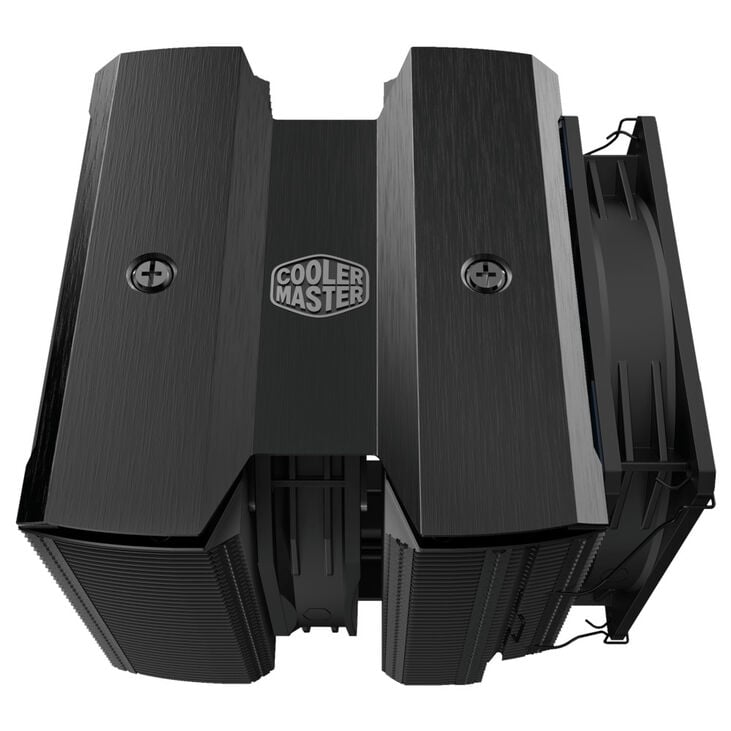 Cooler Master MasterAir MA824 Stealth CPU-Kühler - 135mm, schwarz image number 1