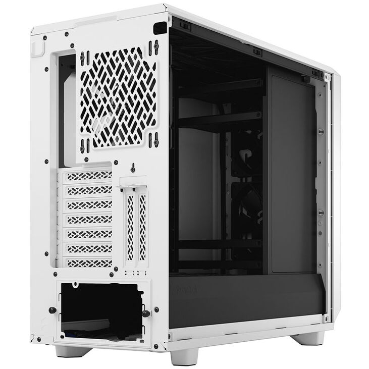 Fractal Design Meshify 2 White TG Clear Tint Mid Tower, Tempered Glass. White image number 6