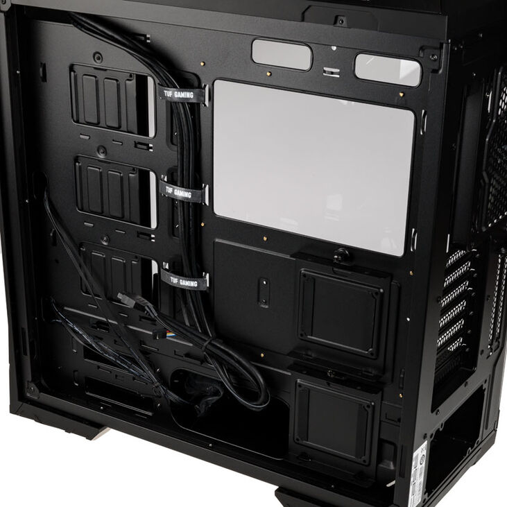 ASUS TUF GT501 Mid Tower, Tempered Glass - Black image number 8