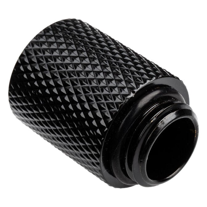 Alphacool Eiszapfen Extension 20mm G1/4 Female to G1/4 Male - Black image number 1