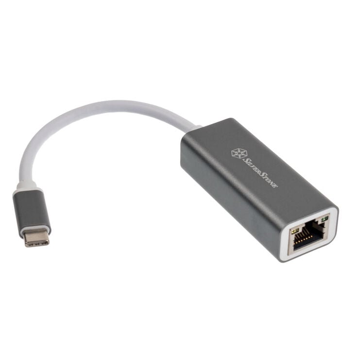 SilverStone SST-EP13C - Gigabit Ethernet Netzwerk-Adapter von USB 3.1 Typ C - grau image number 1