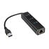 SilverStone SST-EP04 3-Port USB 3.0 Hub mit Gigabit Ethernet - schwarz image number null