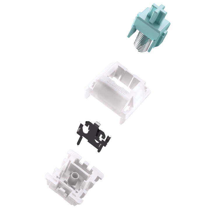 Glorious Lynx Standard Switches, Mechanical, 5-Pin, Linear, MX Stem, 40g - Lubed, 36 Pieces image number 6