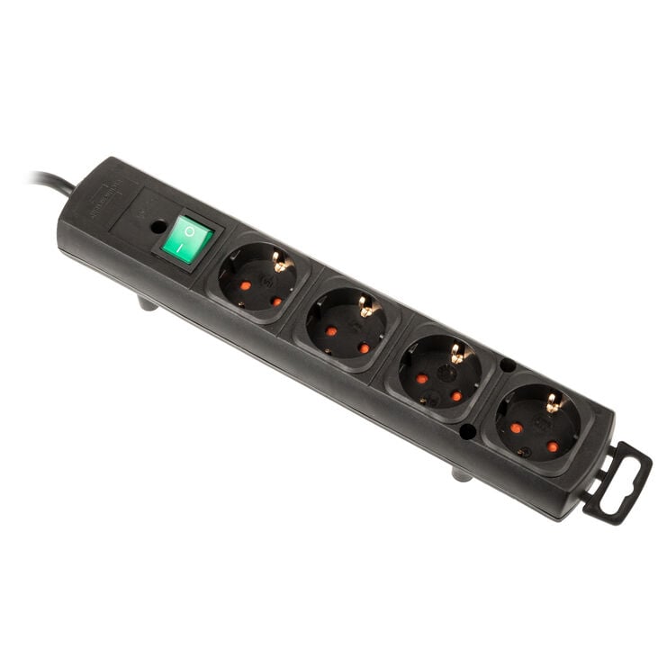 Brennenstuhl Comfort-Line Plus Steckdosenleiste, 4-fach - schwarz image number 0