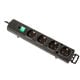Brennenstuhl Comfort-Line Plus Steckdosenleiste, 4-fach - schwarz
