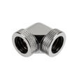 Raijintek Pelias D160906, 16mm, 90 Grad Adapter - 6er-Pack, silber image number null