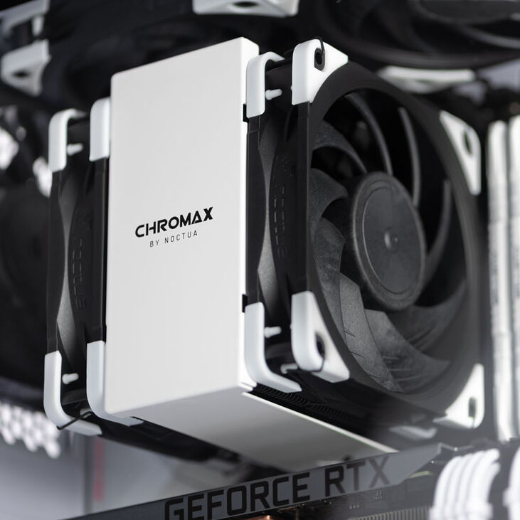 Noctua HC8 chromax.white CPU-Kühler-Abdeckung - weiß image number 3